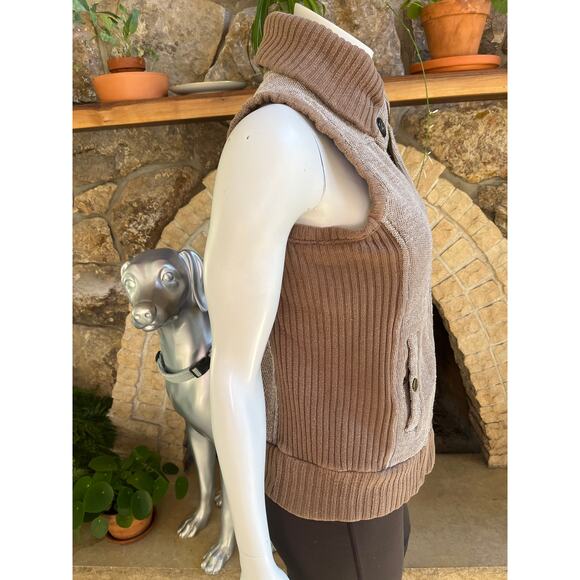 REI Full Zip Brown Sweater Vest Women's Size XS - Picture 3 of 6